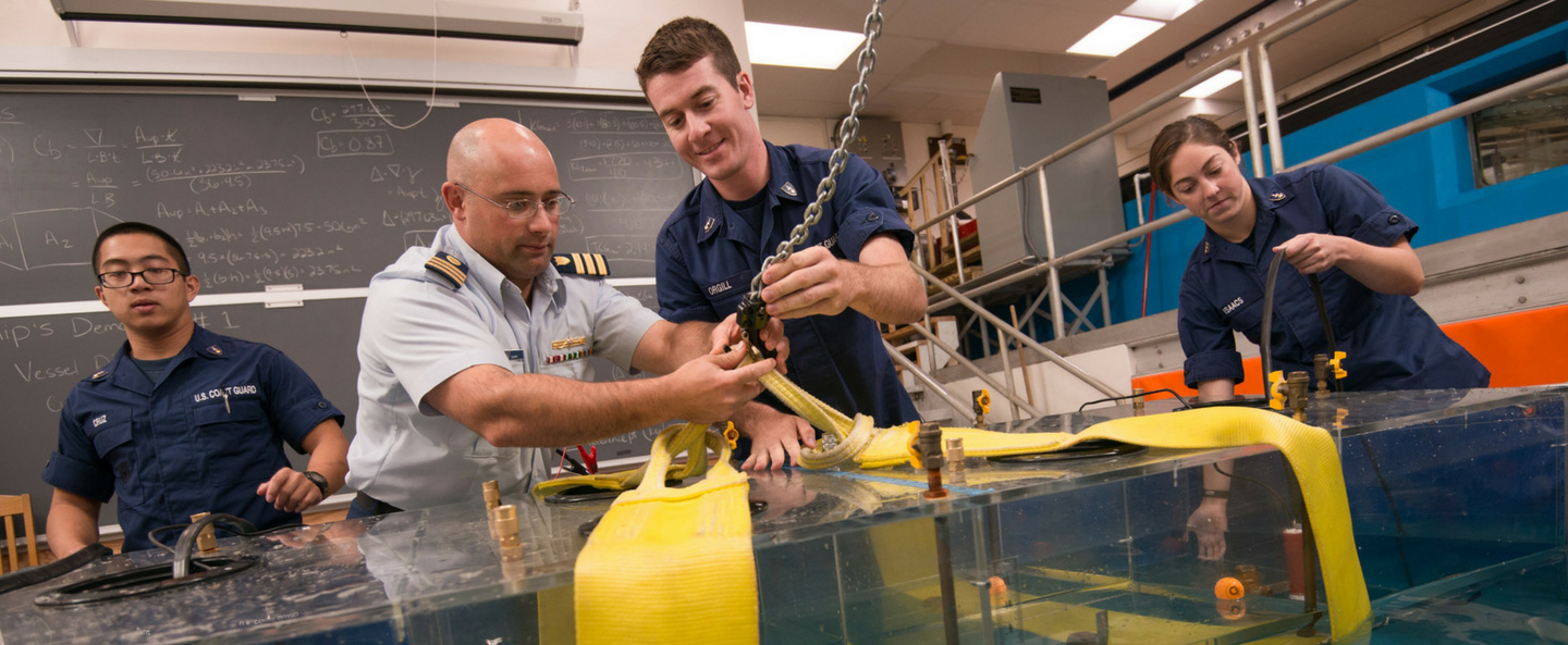 cadets in lab