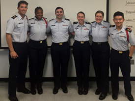 cadets in classroom