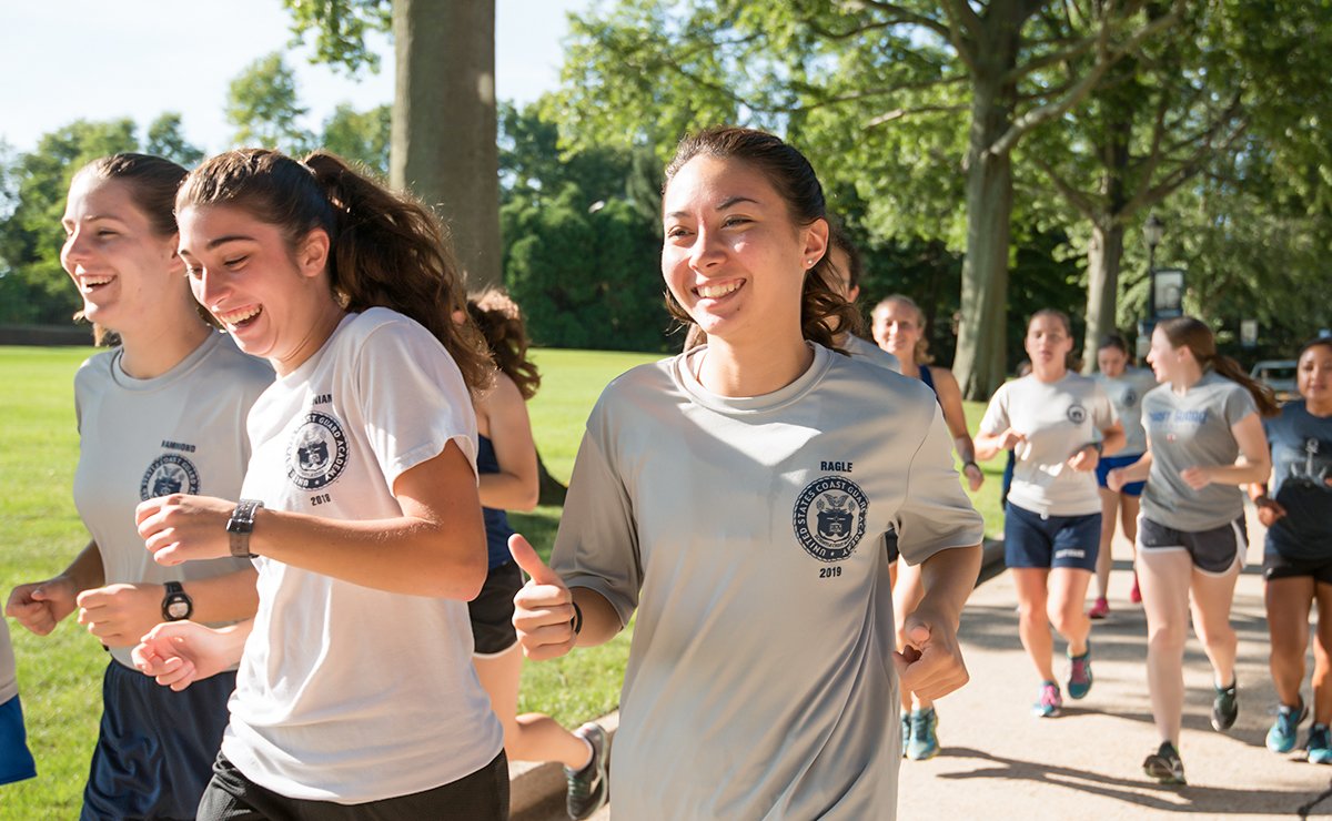 cadets running