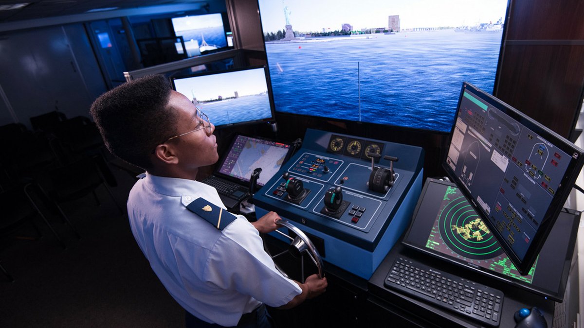 cadet in simulator